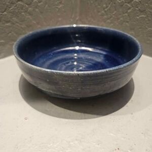 Handmade Glazed Pottery Bowl 7.5"
